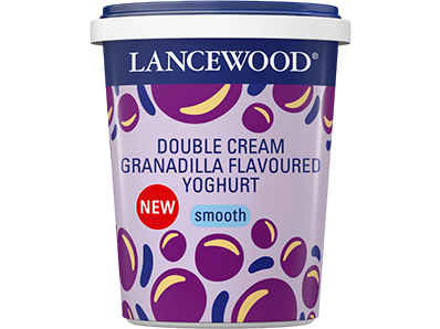 Lancewood 1kg Granadilla Flavoured yoghurt