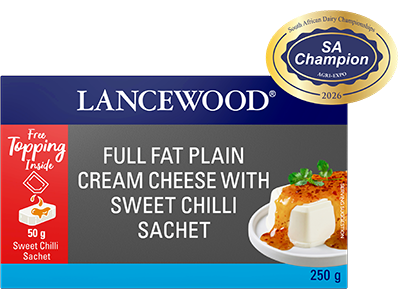 Lancewood medium fat cream cheese with sweet chilli product image