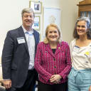 Texas land trusts meet with Rep. Sylvia Garcia (D-Texas-29) (center) at Advocacy Days 2023.