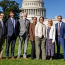 The Alliance's government relations team in front of the U.S. Capitol.