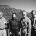 Representatives of the four founding land trusts of the Land Trust Alliance at Rally 1999 in Snowmass, Colorado. Left to right: Mark Ackelson, Iowa Natural Heritage Foundation; Joan Vilms, The Land Trust of Napa County (CA); Bill Sellers, Brandywine Conservancy (PA); and Jay Espy, Maine Coast Heritage Trust.