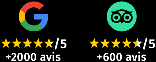 Évaluations TripAdvisor et Google