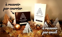 Photo des cartes cadeaux escape game de L'Antichambre : à recevoir par courrier ou par email
