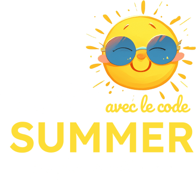 -15% avec le code SUMMER jusqu'au 31 août 2026