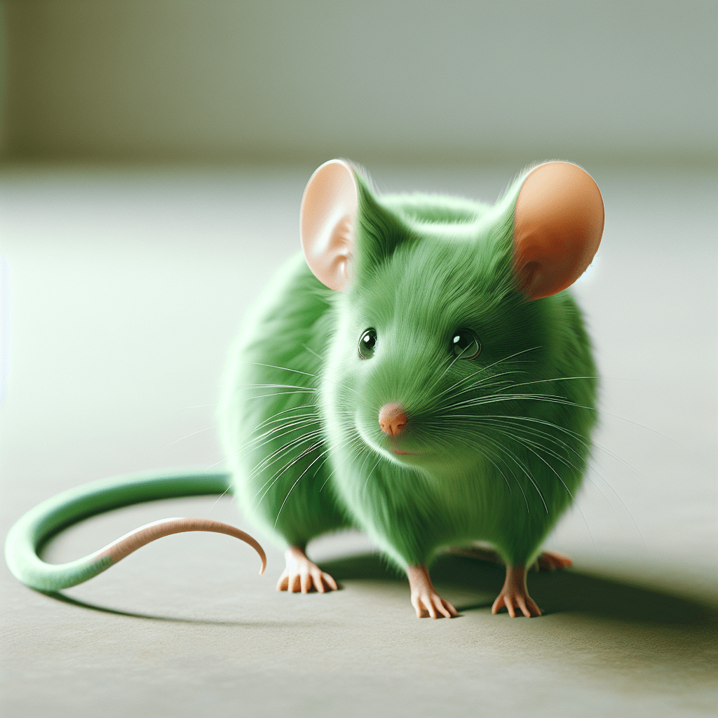 une souris verte