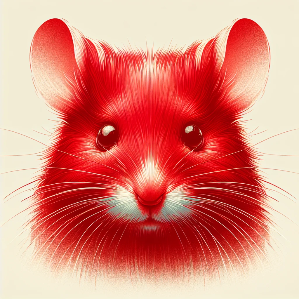 a red mouse