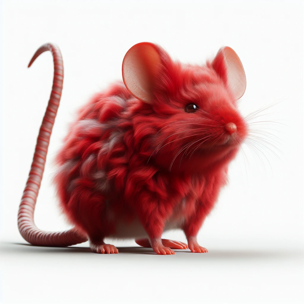 a red mouse