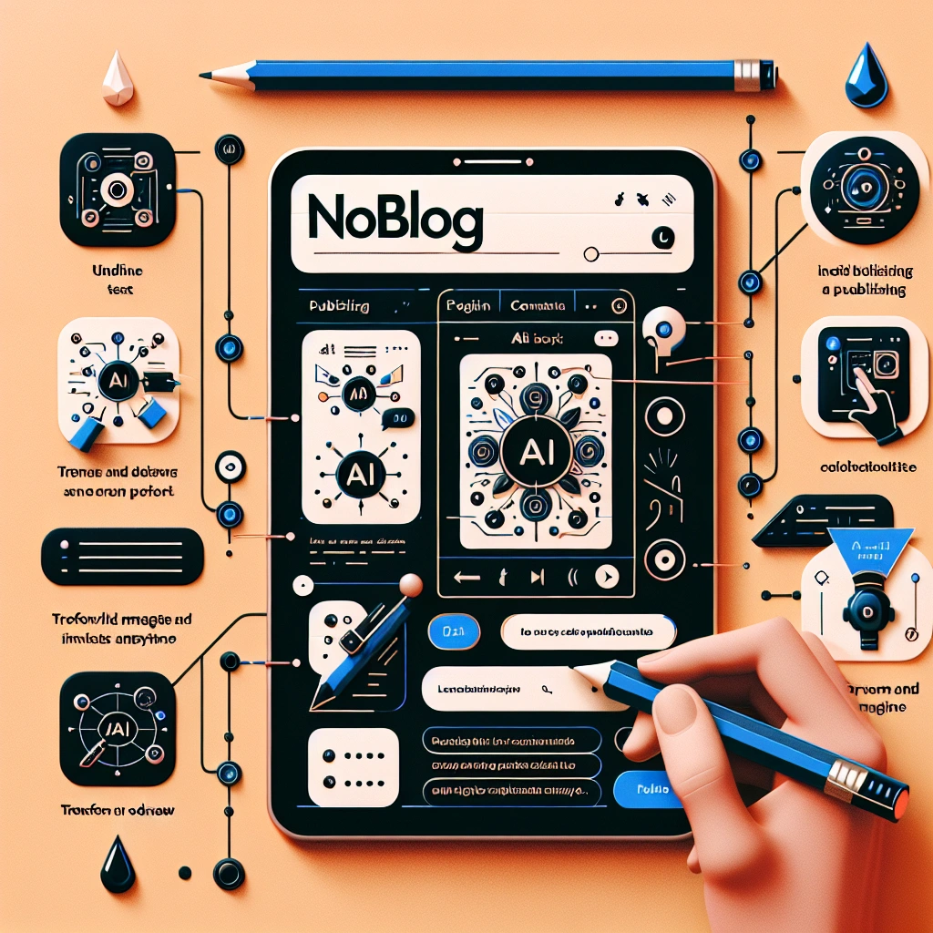 noblog is an online publishing platform for content creators. Our premium content editor offers a highly creative experience by integrating AI primitives into the creation process. Just like you would underline or turn a text to bold, you can now transformText and redraw Images at any given time.