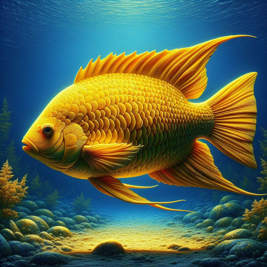 a yellow fish