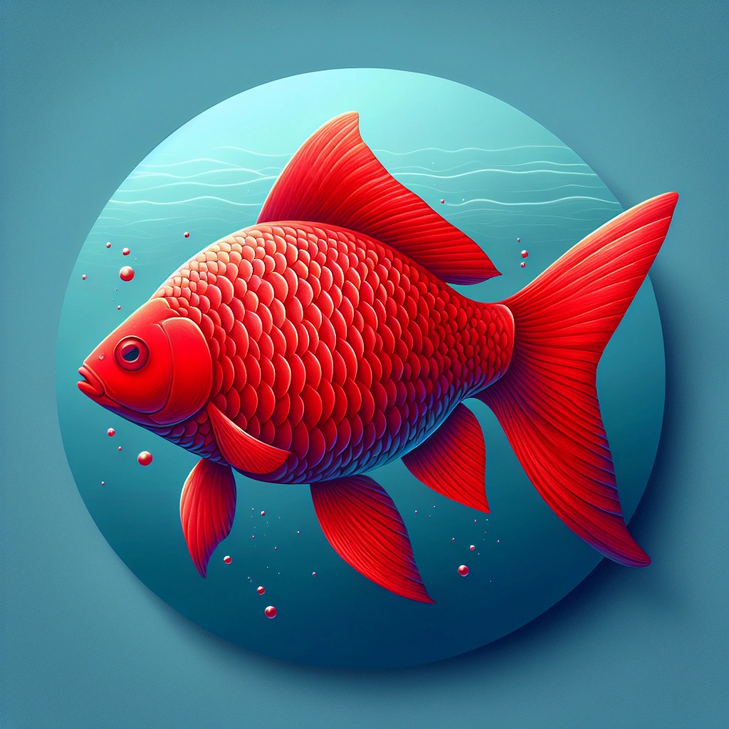 a red fish