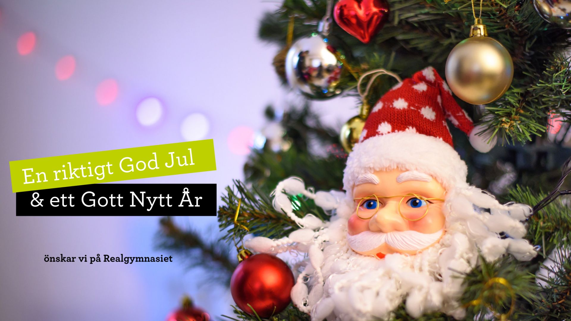 God jul från oss i Uppsala