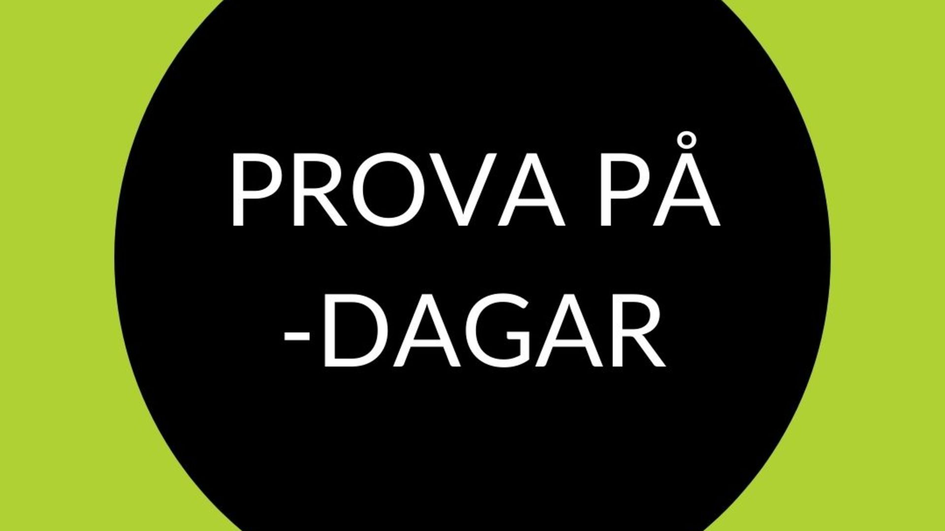 Prova på-dagar under vecka 4