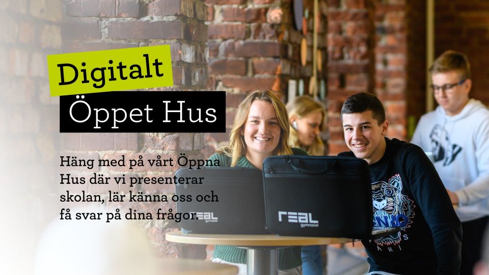 Vi ställer om till digitala Öppet hus 18/11 och 19/11