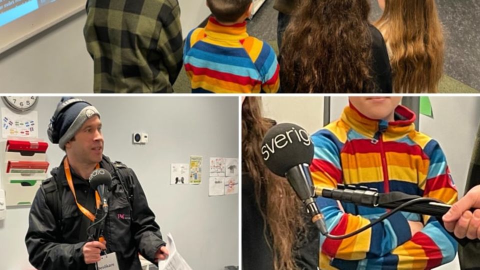 Sveriges radio P4 besöker Erlaskolan Södra!