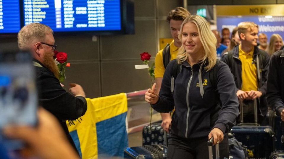 Medallion for Excellence till Realgymnasiets tidigare elev Nelly under Yrkes-VM 