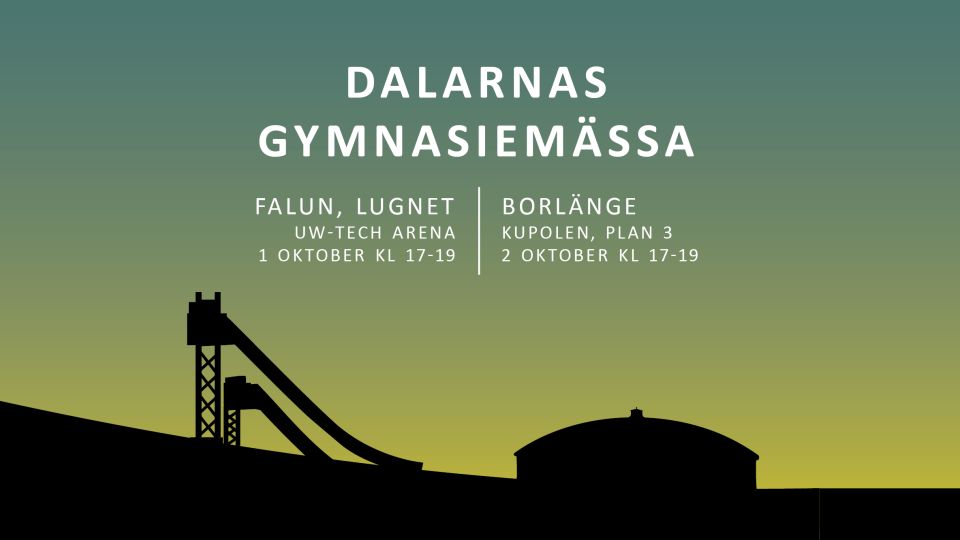 Välkommen till Dalarnas Gymnasiemässa 2025!