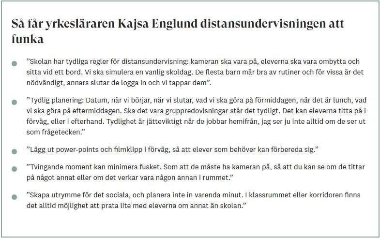 Kajsas tips till Läraren.se