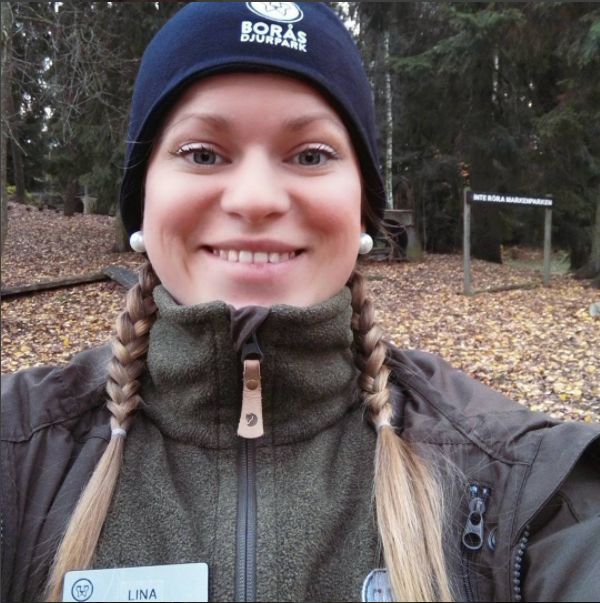 Lina, yrkeslärare på Utbildningen Djurpark