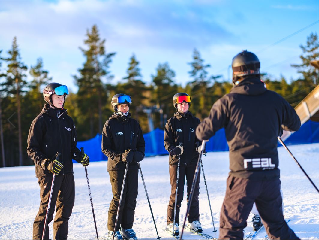 Skidlärare är ett yrke som ligger nära till hands