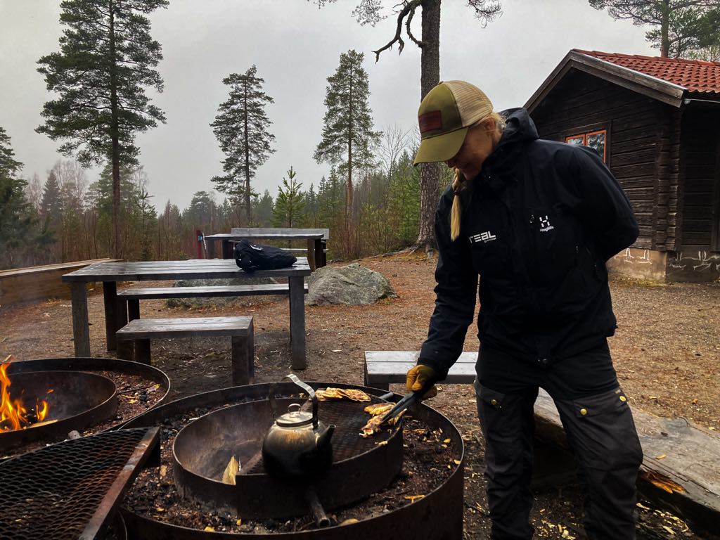 Värdskap är en viktig del i naturguidningen.