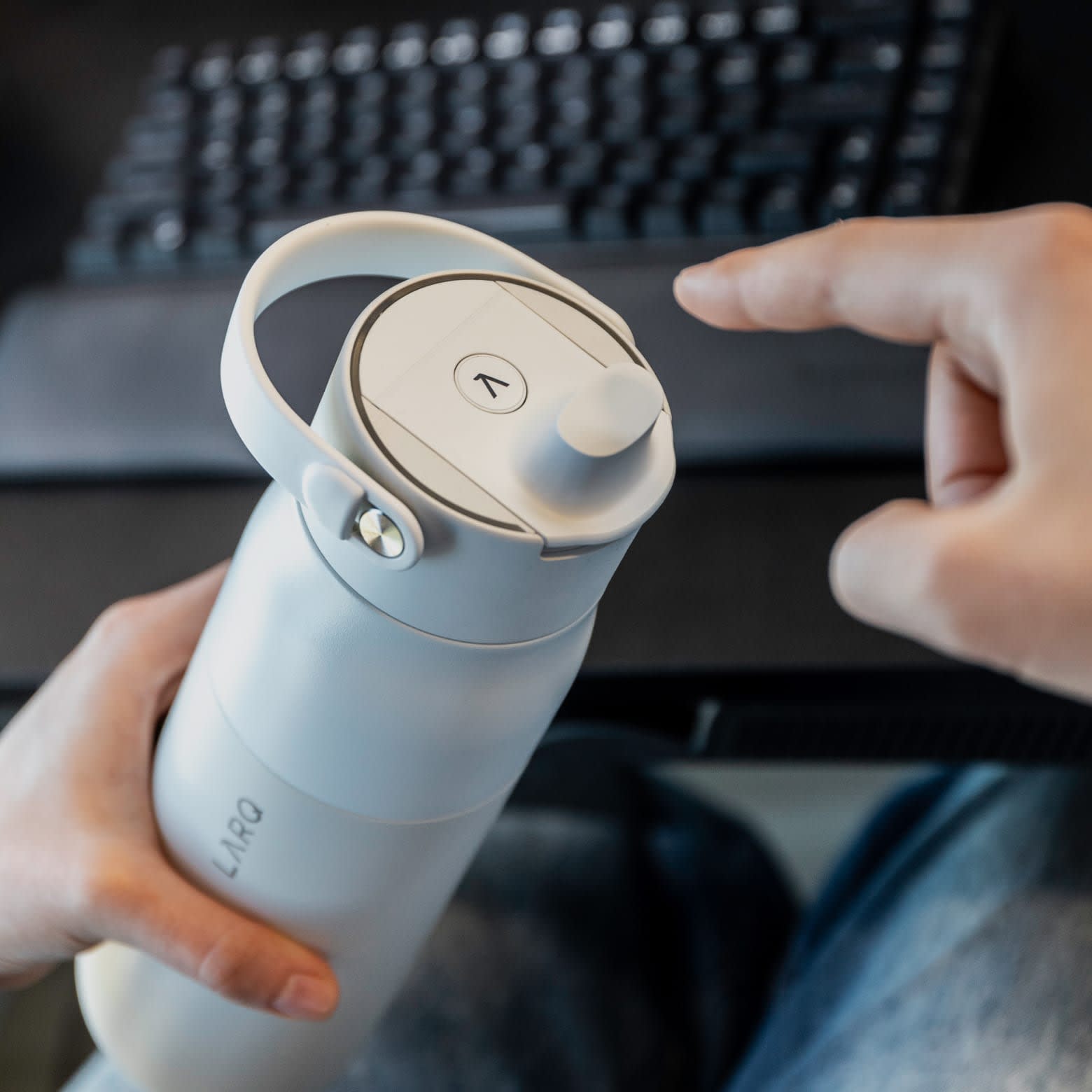 LARQ Bottle PureVis™ 2 - Granite White