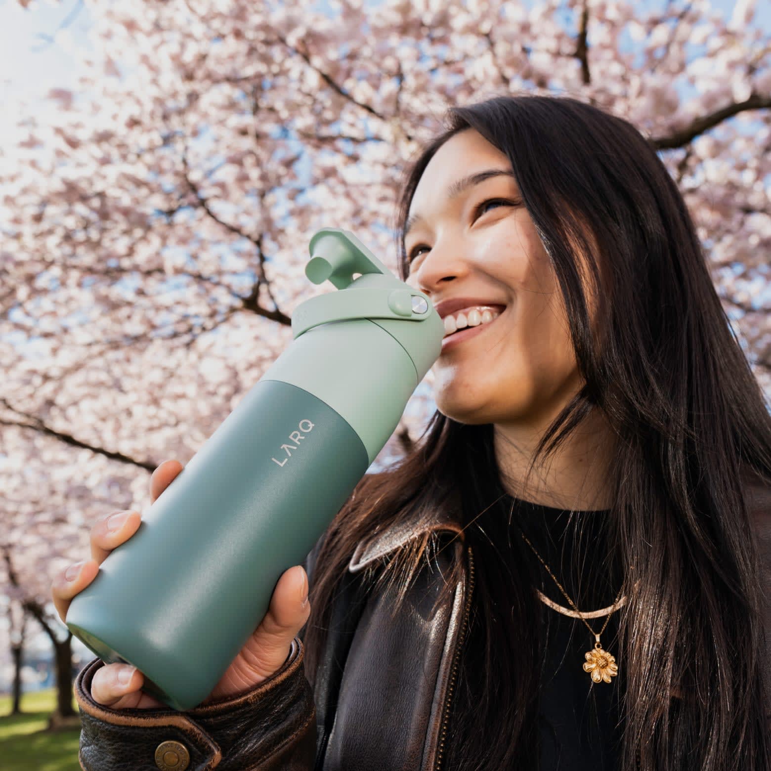 LARQ Bottle PureVis™ 2 - Eucalyptus Green