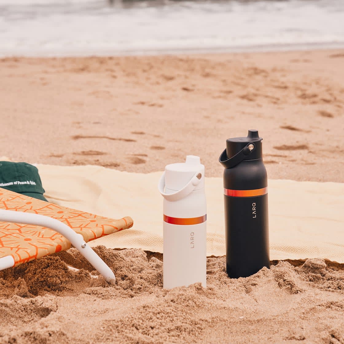 LARQ Bottle Swig Top Amber Vittoria - Obsidian Black