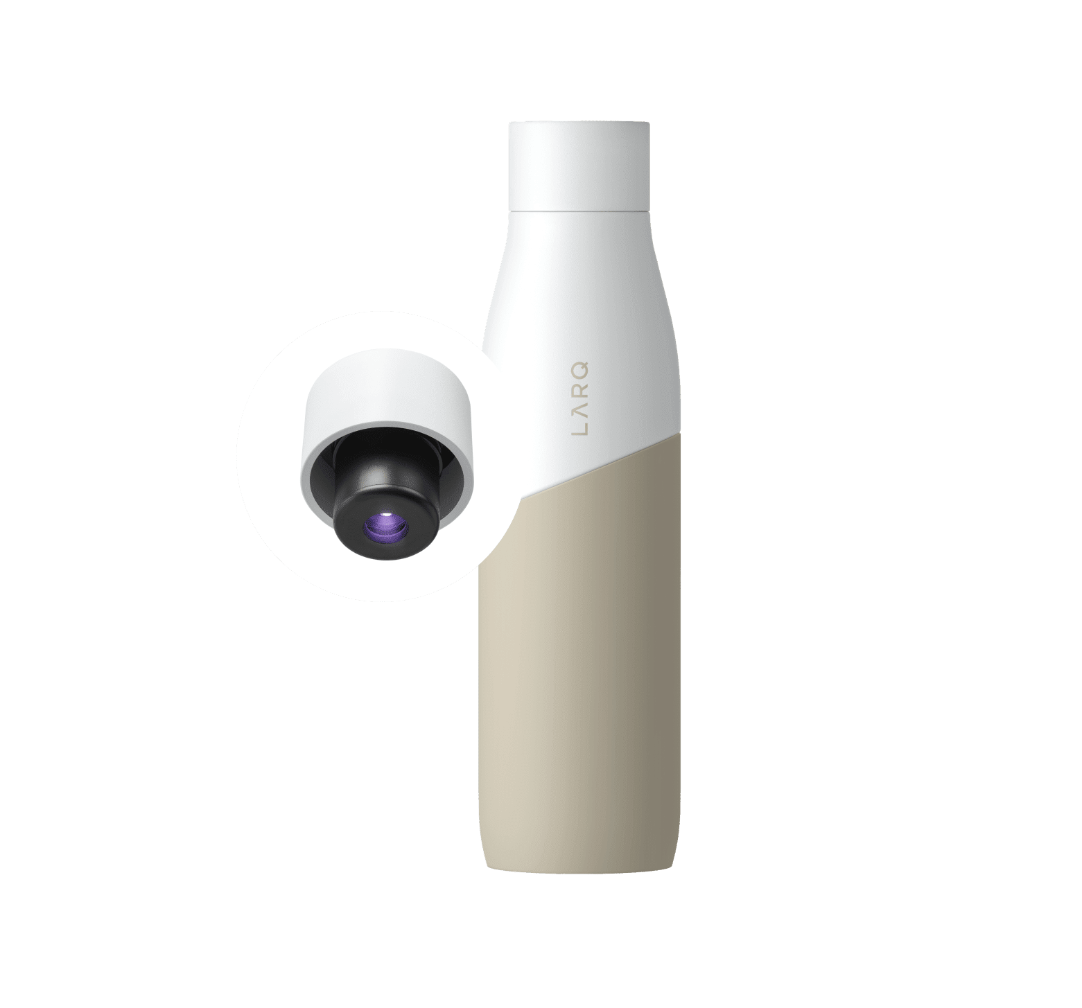 LARQ Bottle Movement PureVis™ - White / Dune