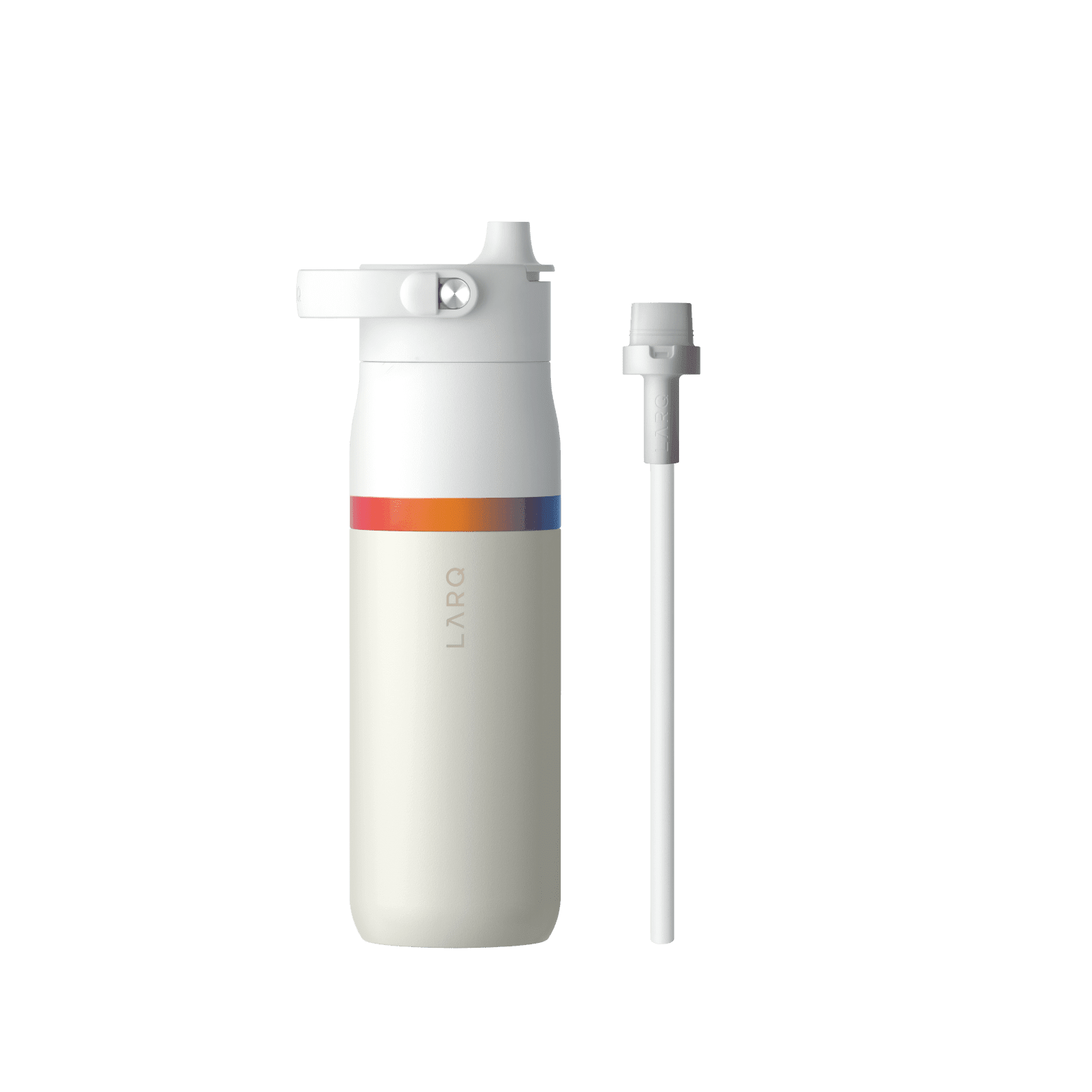 LARQ Bottle Swig Top - Amber Vittoria Granite White