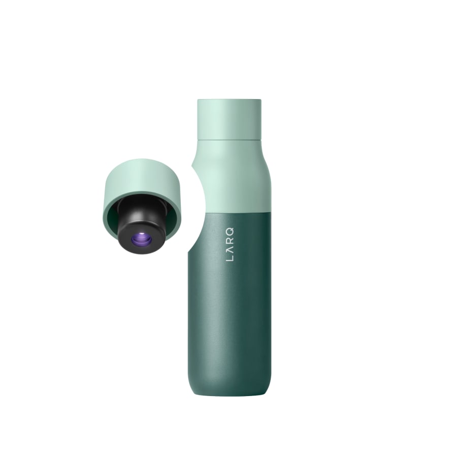 LARQ Bottle PureVis™ - Eucalyptus Green  - 17 oz | Stainless Steel
