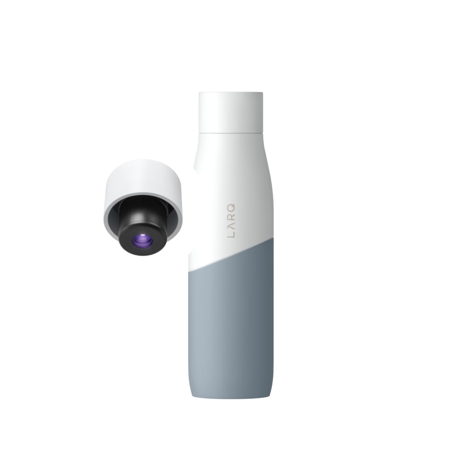 LARQ Bottle Movement PureVis™ - White / Pebble  - 24 oz | Stainless Steel
