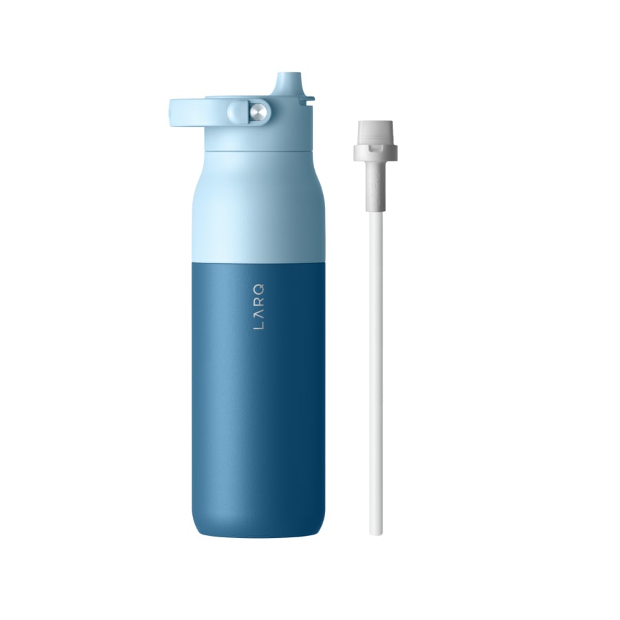 LARQ Bottle Swig Top - Amalfi Blue - 34 oz | Stainless Steel