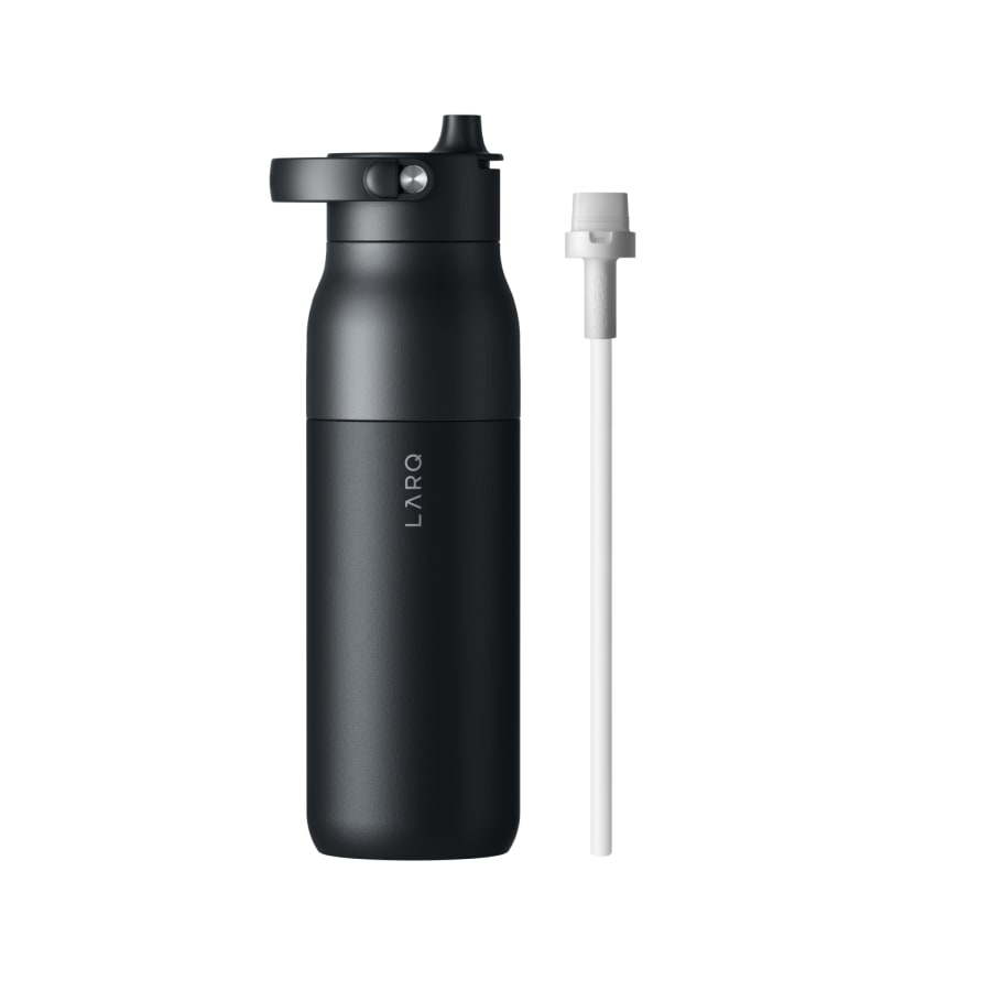 LARQ Bottle Swig Top - Obsidian Black - 34 oz | Stainless Steel