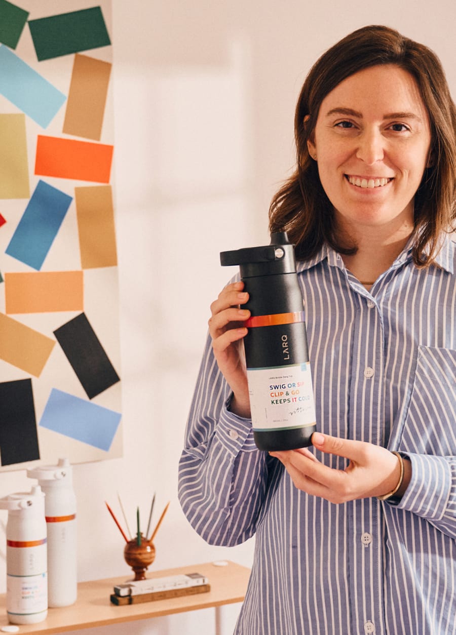 LARQ Bottle Swig Top - Amber Vittoria