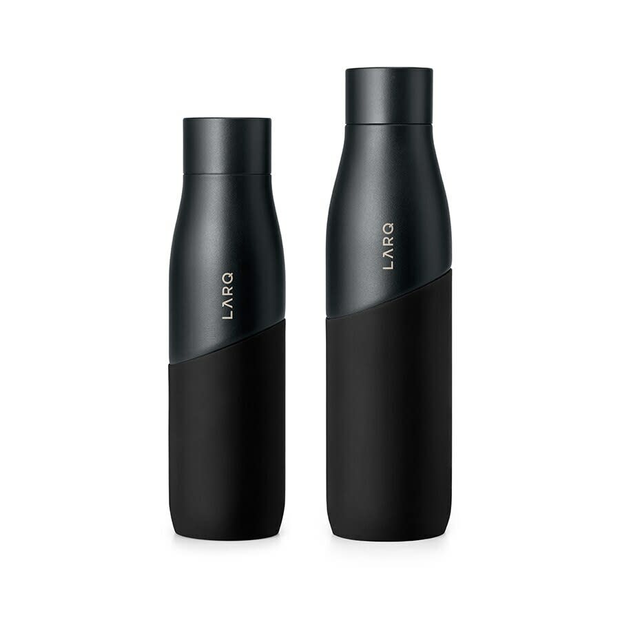  LARQ Bottle Movement PureVis - Lightweight Self-Cleaning and  Non-Insulated Stainless Steel Water Bottle with UV Water Sanitizer, 24oz,  Black/Pine : Sports & Outdoors