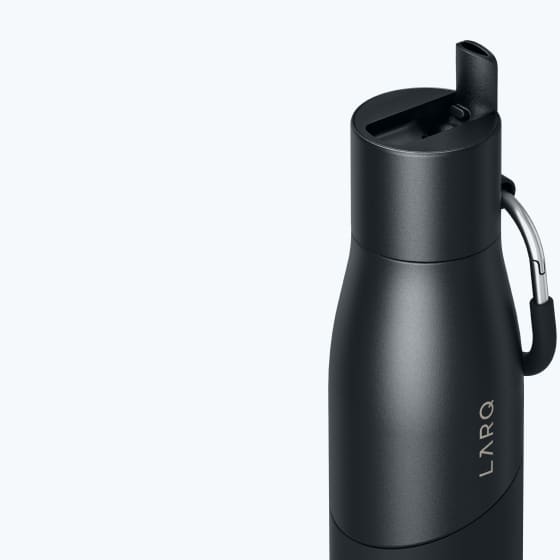 Black Larq bottle