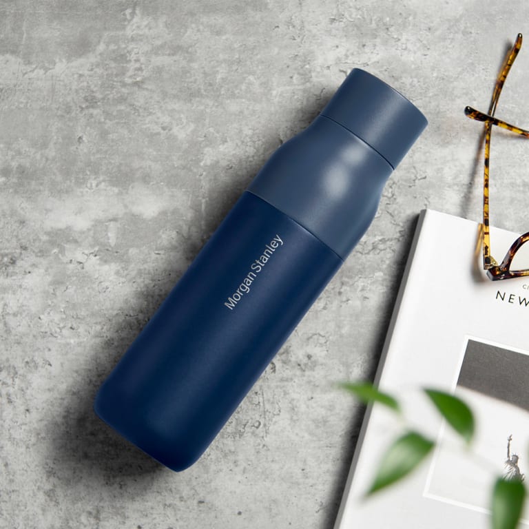 LARQ Bottle PureVis™ with Morgan Stanley logo