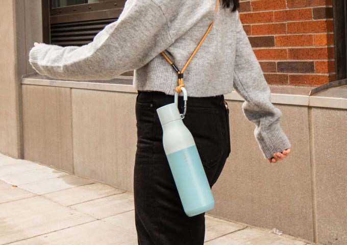 Larq bottle with Native Union x LARQ Bottle Sling