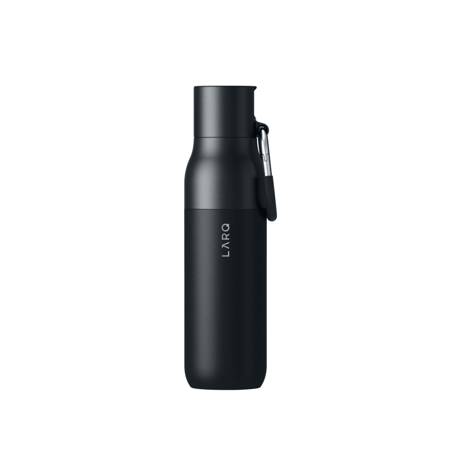 Self-Cleaning and Insulated Stainless Steel Water Bottle with UV Water  Sanitizer17oz, Black