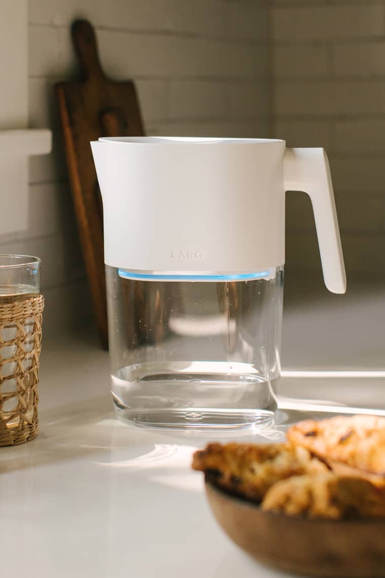 LARQ Pitcher PureVis on the kitchen counter
