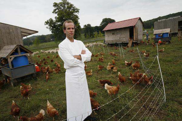 Dan Barber - Michelin star farm-to-table chef in his Blue Hill farm