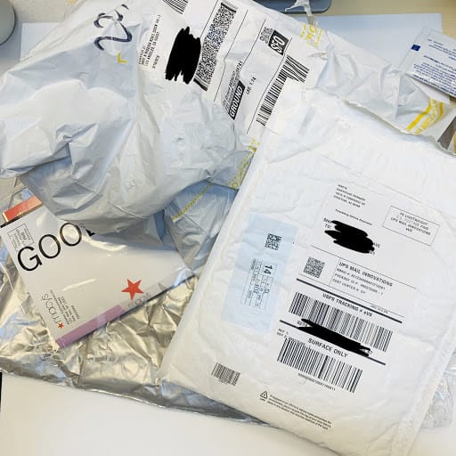 plastic waste from shipping