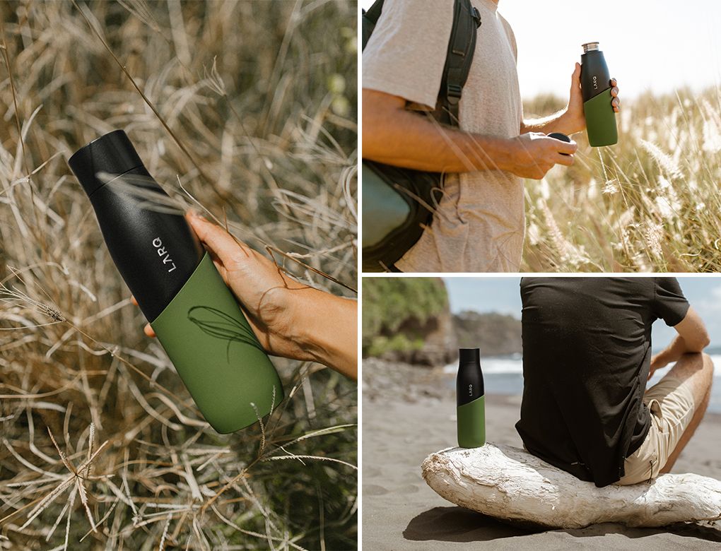 LARQ Bottle Movement Terra Edition in Black/Pine