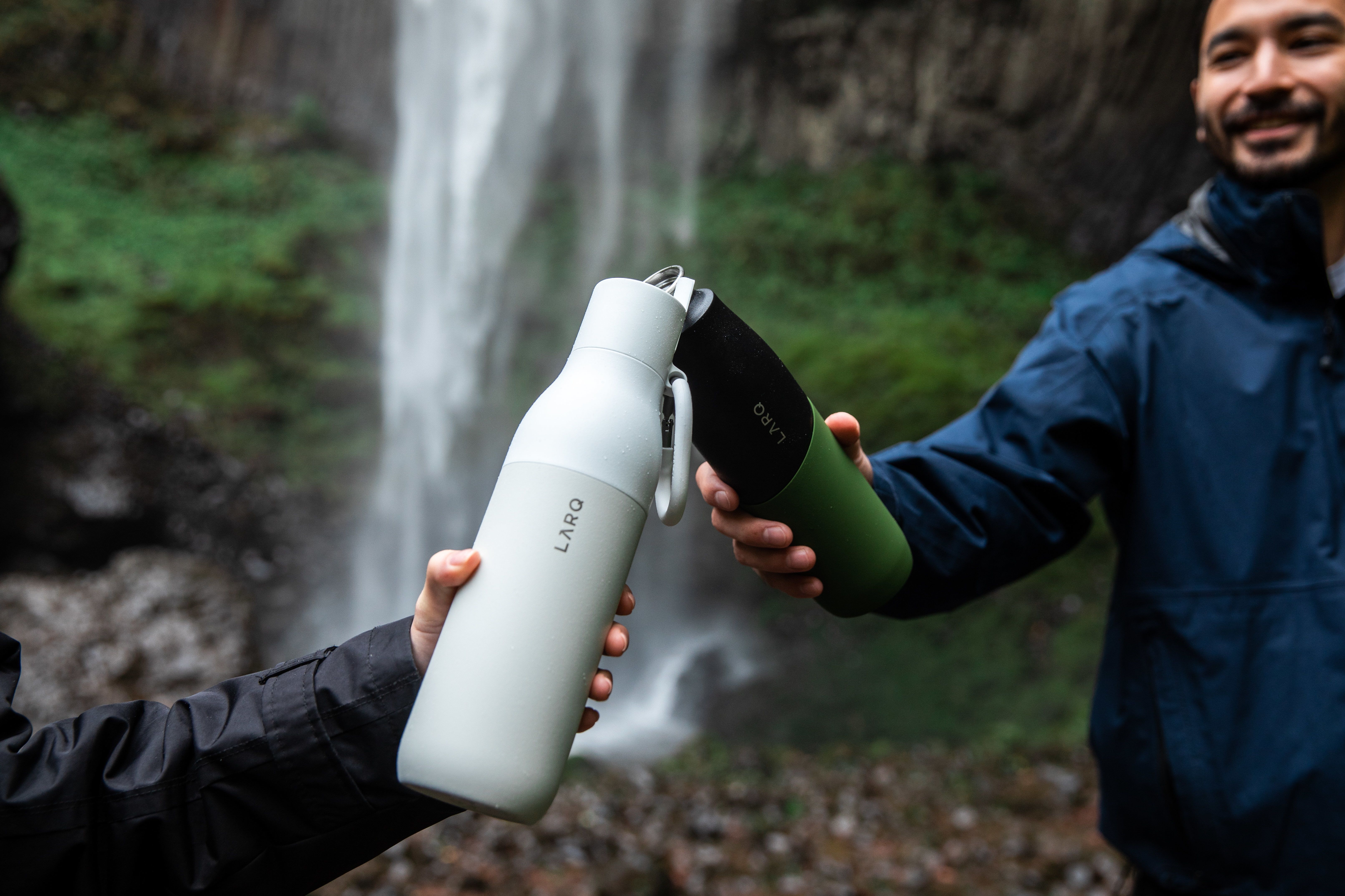 LARQ Bottles on a Hike