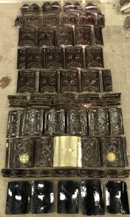 Swedish round renaissance stove