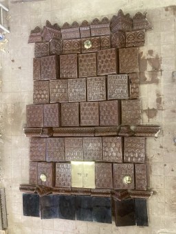 Swedish rectangular renaissance stove