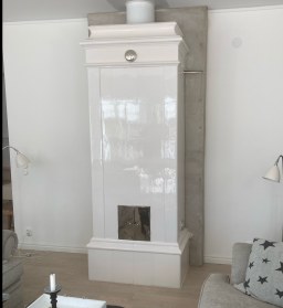 Swedish rectangular jugendstyle stove