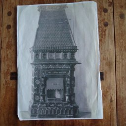 German rectangular renaissance stove