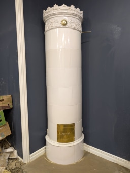 Svensk rund renæssanceovn