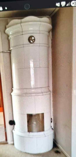 Swedish round jugendstyle stove